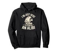 Je suis Juste là pour établir Un Alibi Frog Sweat à Capuche