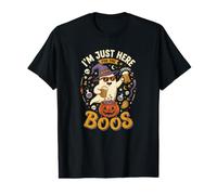 Je suis Juste là pour Halloween avec The Boos Witch Ghost Beer T-Shirt Graphique avec Valeur
