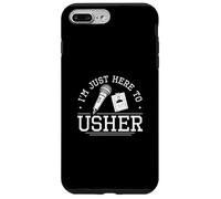 Je suis juste là pour inaugurer Funny Usher Appreciation Proud Ushers Coque pour iPhone 7 Plus/8 Plus