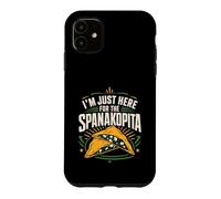 Je suis Juste là pour la Cuisine Grecque Amusante Spanakopita. Coque pour iPhone 11