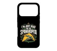 Je suis Juste là pour la Cuisine Grecque Amusante Spanakopita. Coque pour iPhone 17 Pro