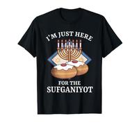 Je suis Juste là pour la drôle de Hanoukka de Sufganiyot T-Shirt Graphique avec Valeur