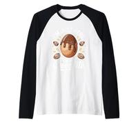 Je suis Juste là pour la gâterie sucrée des Amateurs d'œufs en Chocolat Manche Raglan