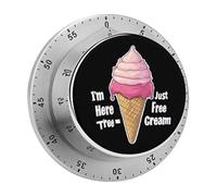 Je suis Juste là pour la Glace Gratuite. Minuteur de Cuisine, Compte à rebours, minuteur de Cuisson, Rappel, minuteur à Remontoir pour Les études à Domicile.