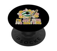 Je suis Juste là pour la mi-Temps de la Fanfare, Maman PopSockets PopGrip Adhésif