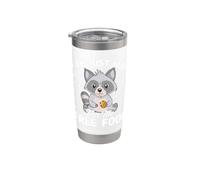 Je suis juste là pour la nourriture gratuite Gobelet isotherme en acier inoxydable double paroi