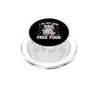 Je suis Juste là pour la Nourriture Gratuite PopSockets PopGrip pour MagSafe