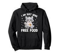Je suis Juste là pour la Nourriture Gratuite Sweat à Capuche