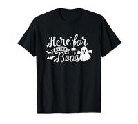Je suis Juste là pour Le Boos Spooky Halloween Design Boo Trick T-Shirt
