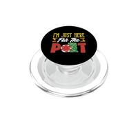 Je suis Juste là pour Le Casino Pot Poker Chips Gambling PopSockets PopGrip pour MagSafe