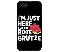 Je suis Juste là pour Le Dessert aux Baies allemandes Rote Grütze Coque pour iPhone SE (2020) / 7/8