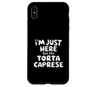 Je suis Juste là pour Le Dessert Italien au Chocolat Torte Caprese. Coque pour iPhone XS Max