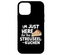 Je suis Juste là pour Le gâteau aux miettes Allemand Streuselkuchen Coque pour iPhone 12 Mini