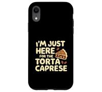 Je suis Juste là pour Le gâteau de Boulangerie Italien Torte Caprese Coque pour iPhone XR