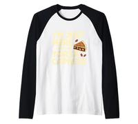 Je suis Juste là pour Le gâteau de Boulangerie Italien Torte Caprese Manche Raglan
