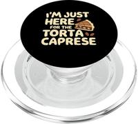 Je suis Juste là pour Le gâteau de Boulangerie Italien Torte Caprese PopSockets PopGrip pour MagSafe