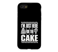 Je suis Juste là pour Le gâteau, Un invité de Mariage Amusant Coque pour iPhone SE (2020) / 7/8