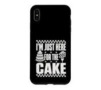 Je suis Juste là pour Le gâteau, Un invité de Mariage Amusant Coque pour iPhone XS Max