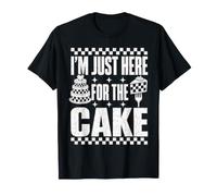 Je suis Juste là pour Le gâteau, Un invité de Mariage Amusant T-Shirt