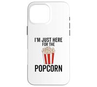 Je suis Juste là pour Le Popcorn Funny Movie Night Theater Coque pour iPhone 16 Pro Max