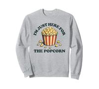 Je suis Juste là pour Le Popcorn Movie Theater Popcorn Sweatshirt