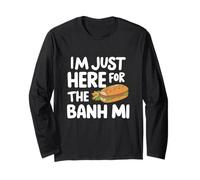Je suis Juste là pour Le Sandwich vietnamien Banh Mi Banh Mi Manche Longue