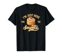 Je suis Juste là pour Le Souffle Retro Food Design T-Shirt