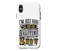 Je suis Juste là pour Le Spectacle de la mi-Temps Coque pour iPhone X/XS