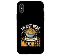 Je suis Juste là pour Les Amateurs de Macaronis au Fromage et au Macaroni Coque pour iPhone X/XS