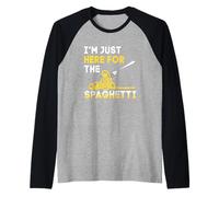 Je suis Juste là pour Les Amateurs de Spaghettis, drôles de Cuisine Italienne Manche Raglan