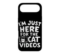 Je suis Juste là pour Les Chats Vidéos Funny Internet Cat Memes Coque pour iPhone Air