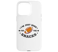 Je suis Juste là pour Les collations | League Fantasy Football Coque pour iPhone 15 Pro Max