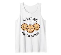 Je suis Juste là pour Les Cookies Cute Kawaii Cookie Love Sweets Débardeur