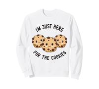 Je suis Juste là pour Les Cookies Cute Kawaii Cookie Love Sweets Sweatshirt