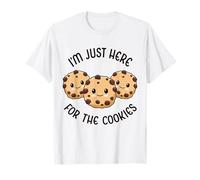 Je suis Juste là pour Les Cookies Cute Kawaii Cookie Love Sweets T-Shirt