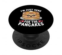 Je suis Juste là pour Les crêpes Kawaii Slumber PopSockets PopGrip Adhésif