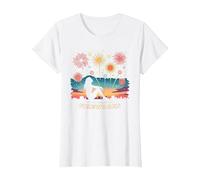 Je suis Juste là pour Les Feux d'artifice T-Shirt, Femme, Blanc, XS