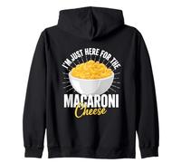 Je suis Juste là pour Les Macaronis au Fromage Sweat à Capuche