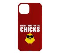 Je suis Juste là pour Les Nanas Coque pour iPhone 15 Plus