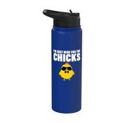 Je suis juste là pour les nanas Stainless Steel Insulated Water Bottle