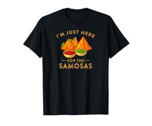 Je suis juste là pour les Samoussas Desi Bollywood T-Shirt