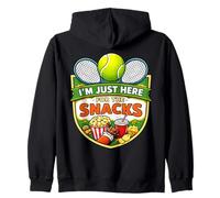 Je suis Juste là pour Les Snacks, Une Blague Amusante sur la journée des Fans de Tennis Sweat à Capuche