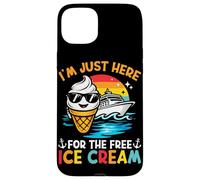 Je suis Juste là pour Les Vacances gratuites sur Une croisière Amusante avec Une crème glacée Coque pour iPhone 15 Plus