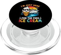 Je suis Juste là pour Les Vacances gratuites sur Une croisière Amusante avec Une crème glacée PopSockets PopGrip pour MagSafe