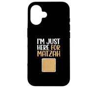 Je suis Juste là pour Matzah Coque pour iPhone 16
