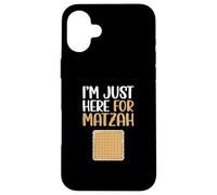 Je suis Juste là pour Matzah Coque pour iPhone 16 Plus