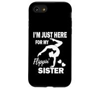 Je suis Juste là pour Mon frère Gymnaste Flippin' Sister Coque pour iPhone SE (2020) / 7/8