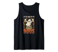 Je suis Juste là pour The Boos Ghost Beer Halloween Retro Débardeur