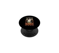 Je suis Juste là pour The Boos Ghost Beer Halloween Retro PopSockets PopGrip Adhésif