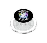 Je suis Juste là pour The Boos Halloween Cruise Ghost Captain PopSockets PopGrip pour MagSafe
